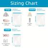 Multiple Sizes Vacuum Storage Bags Hand Roll Durable Space Saver Bags For Clothes Clothing Travel Accessories Suitcase Organizer