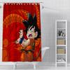 Anime B-balls Shower Curtain Waterproof Polyester Fabric Paint Bath Curtains B-balls Bathroom Decor D-dragons Curtain With Hook