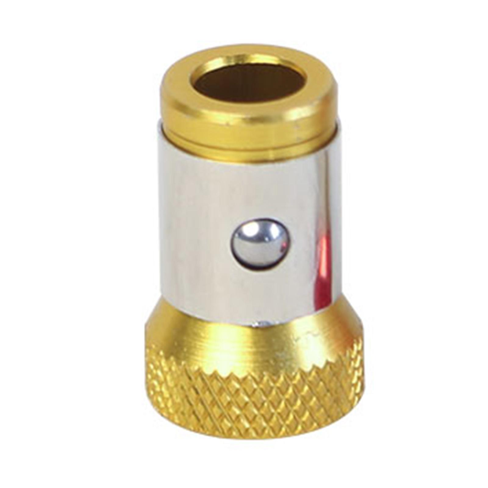 

Universal Screwdriver Magnetic Ring, Non-slip Powerful Aluminum Alloy Screwdriver Magnetizer Screw Holder жовтий