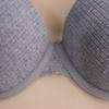 Sutiã feminino com estampa de letras convergentes, sutiã ajustável, push up, sutiã com argola de aço, top tubo, colete bralette