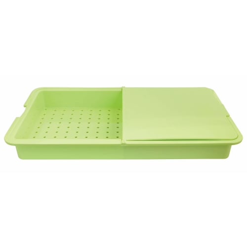 

Ihara Kihan Cutting Board, Green, Approx. 35 x 20 x 4.3 cm, Nature Cut & Tray