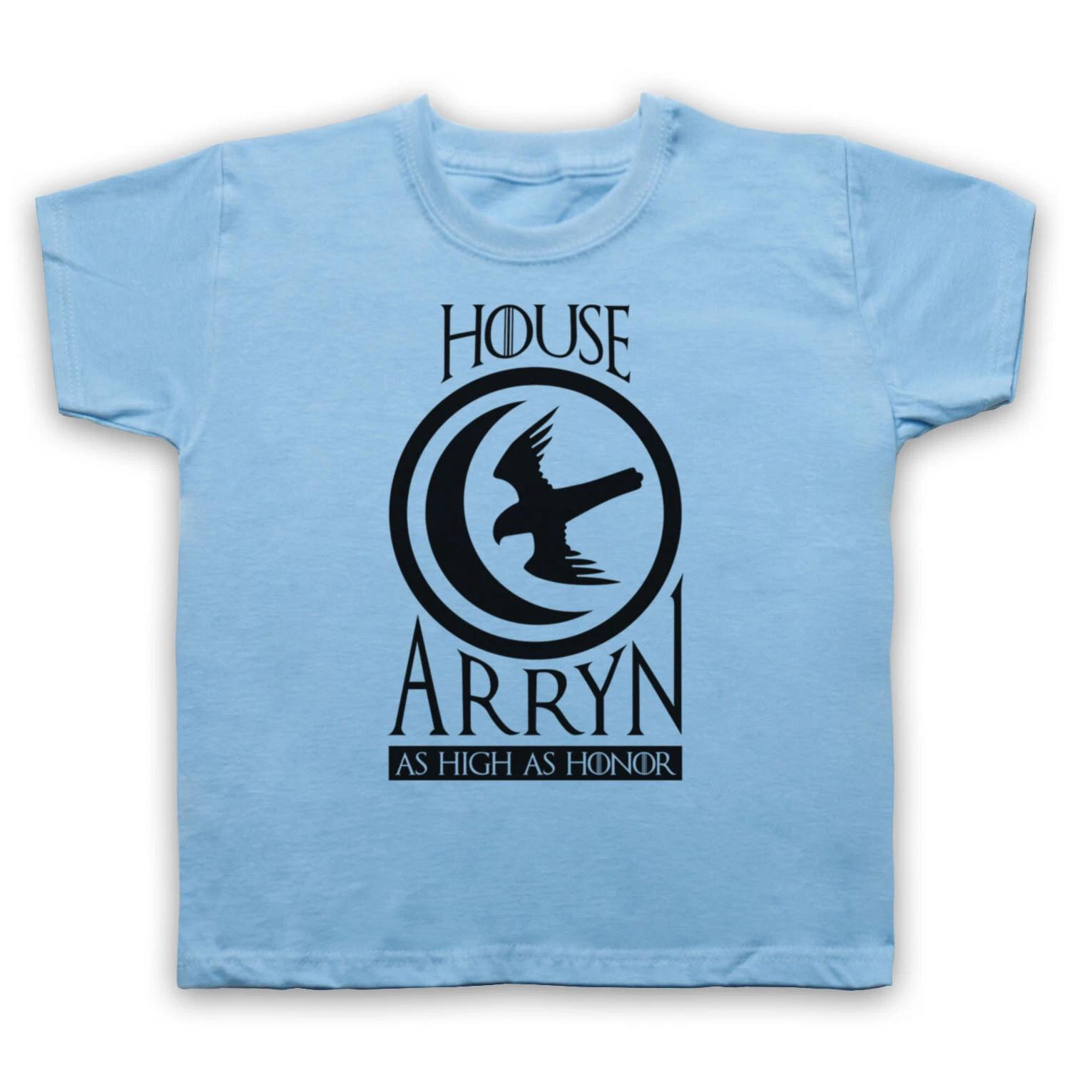 ИГРА ПРЕСТОЛОВ ДОМ АРРИН НЕОФИЦИАЛЬНАЯ ВЫСОКАЯ КАК ЧЕСТЬ ДЕТСКАЯ ДЕТСКАЯ Футболка 110