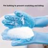 Guanti per pulizia toelettatura animali Cane Gatto Bagno Shampoo Guanto Scrubber Magico Detergente per piatti Spugna Guanto per depilazione in silicone