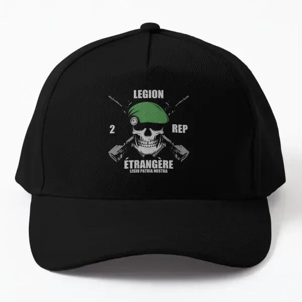 

Legion Etrangere 2 Rep French Foreign L Baseball Cap Hat Solid Color Hip Hop Outdoor Boys Sun Summer Printed Sport Czapka Black