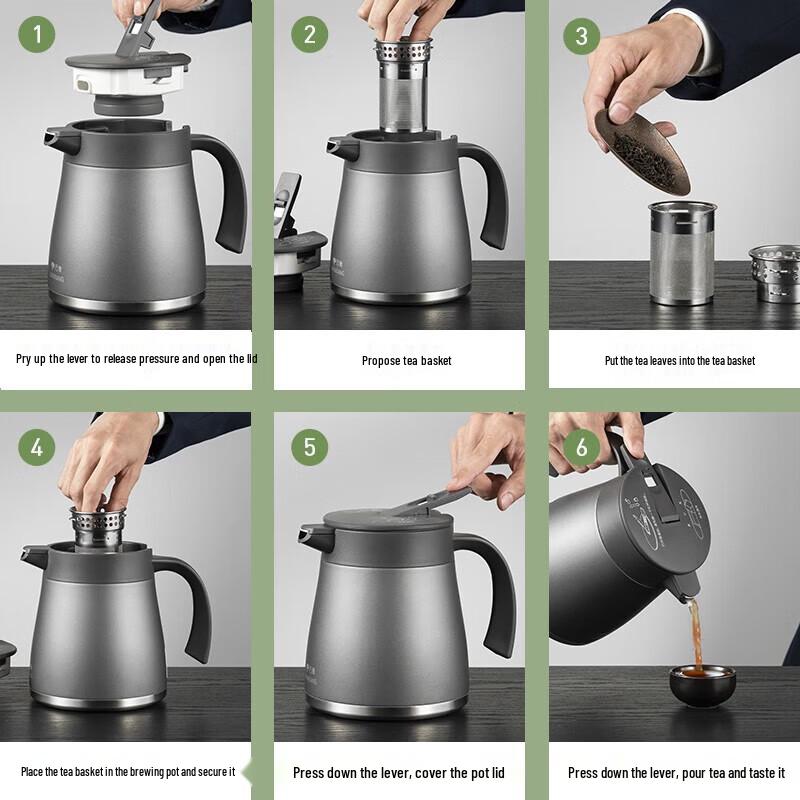 WANXIANG Insulated Thermal Carafe 1000ml