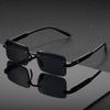 1 pc classic frameless fashion sunglasses, unisex design with multiple color options – a versatile essential for your wardrobe
