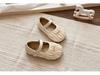 Spring 2026 Girls' Princess Flats: Soft Leather Buckle Shoes - Fashionable & Casual