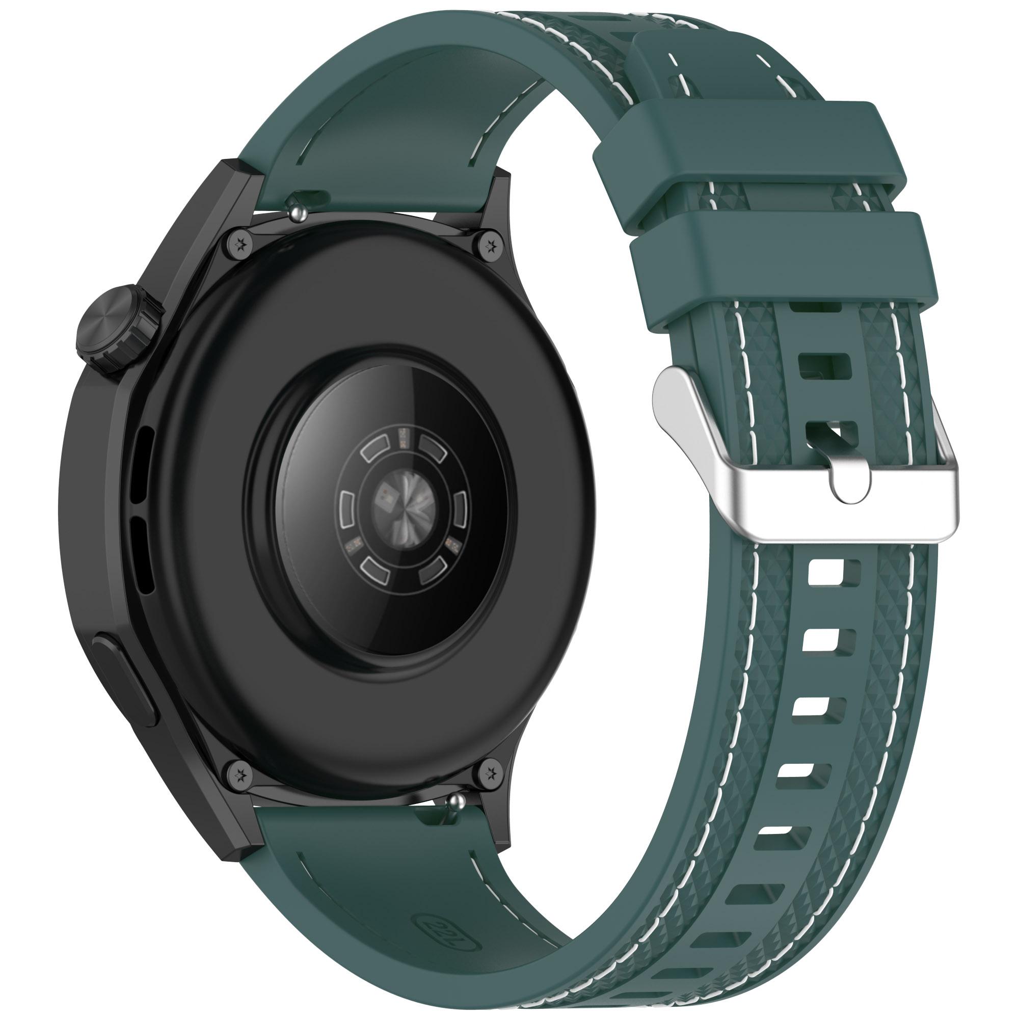 

Silicone Strap for Huami Amazfit Bip 5/GTR 47mm/GTR 2 Universal 22mm Stitching Lines Watch Band C