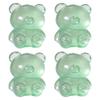 4Pcs Cute Bear Squeeze Ball Colorful  Bear Squishies Balls Lightweight for Kids Adults Classroom Prize Party Favors