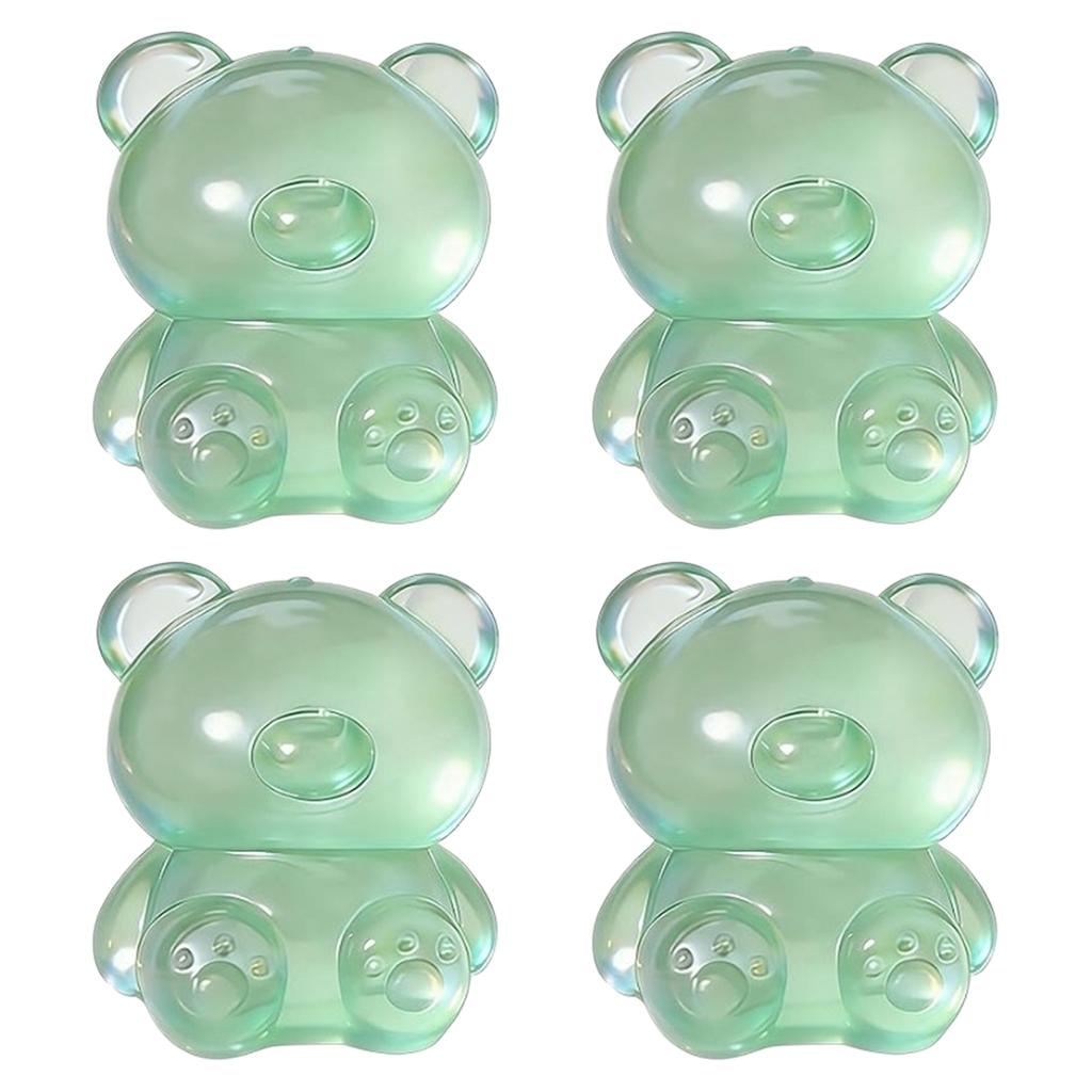 4Pcs Cute Bear Squeeze Ball Colorful Bear Squishies Balls Lightweight for Kids Adults Classroom Prize Party Favors