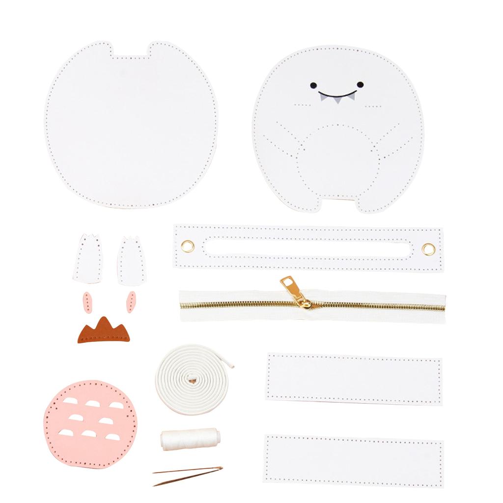 Skórzana torba typu tote DIY Zestaw do robienia torebek Ręcznie robione torby na ramię Akcesoria do szycia Zestaw narzędzi Urodziny Święta