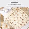 Oeny 6-lagige Lyocell-Gaze Baby Winterdecke - Frucht Hase