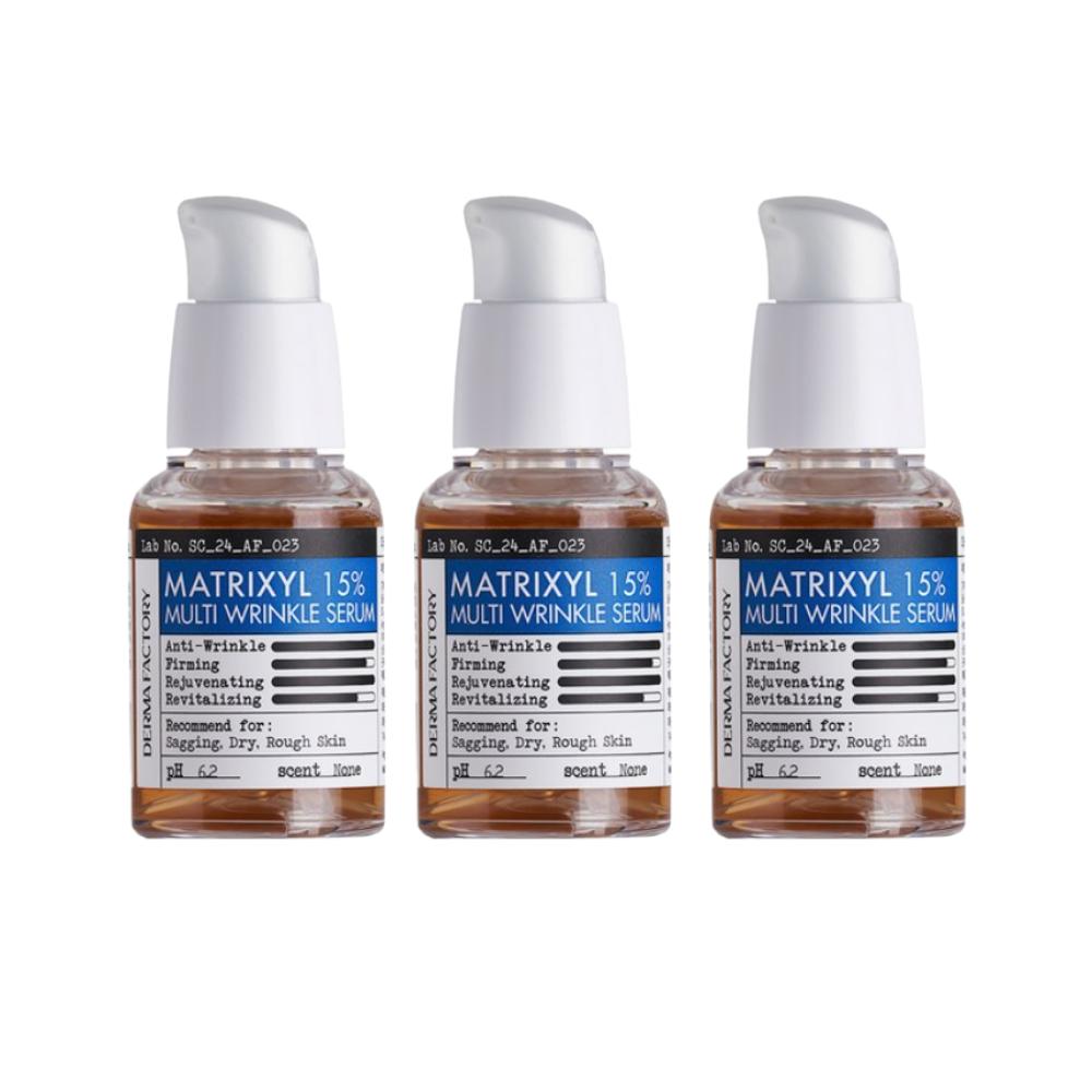 

Derma Factory Сироватка Matrixyl 15% проти множинних зморшок, peptide догляд проти старіння 30 мл