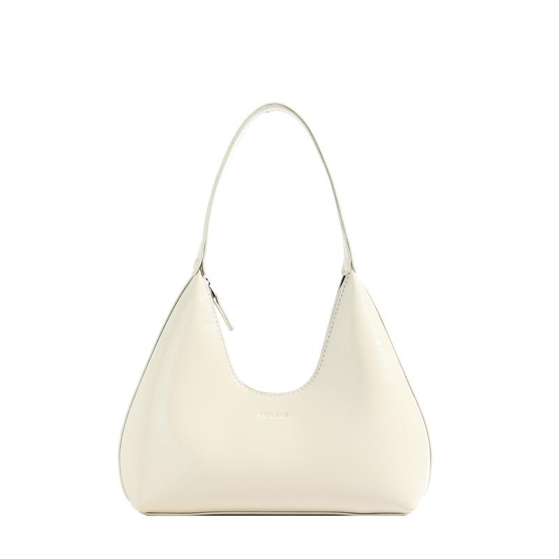 Premium sense bag women's armpit classic bag leather commuter bag shoulder oil wax leather dumpling bag women