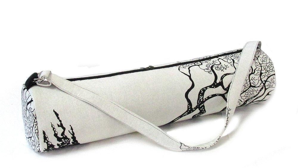 Cotton Fabric Yoga Mat Bag, Handmade Sport Gym Bag, Carrier Bag, Pilates Bag, Fitness Bag, Excercise Bag