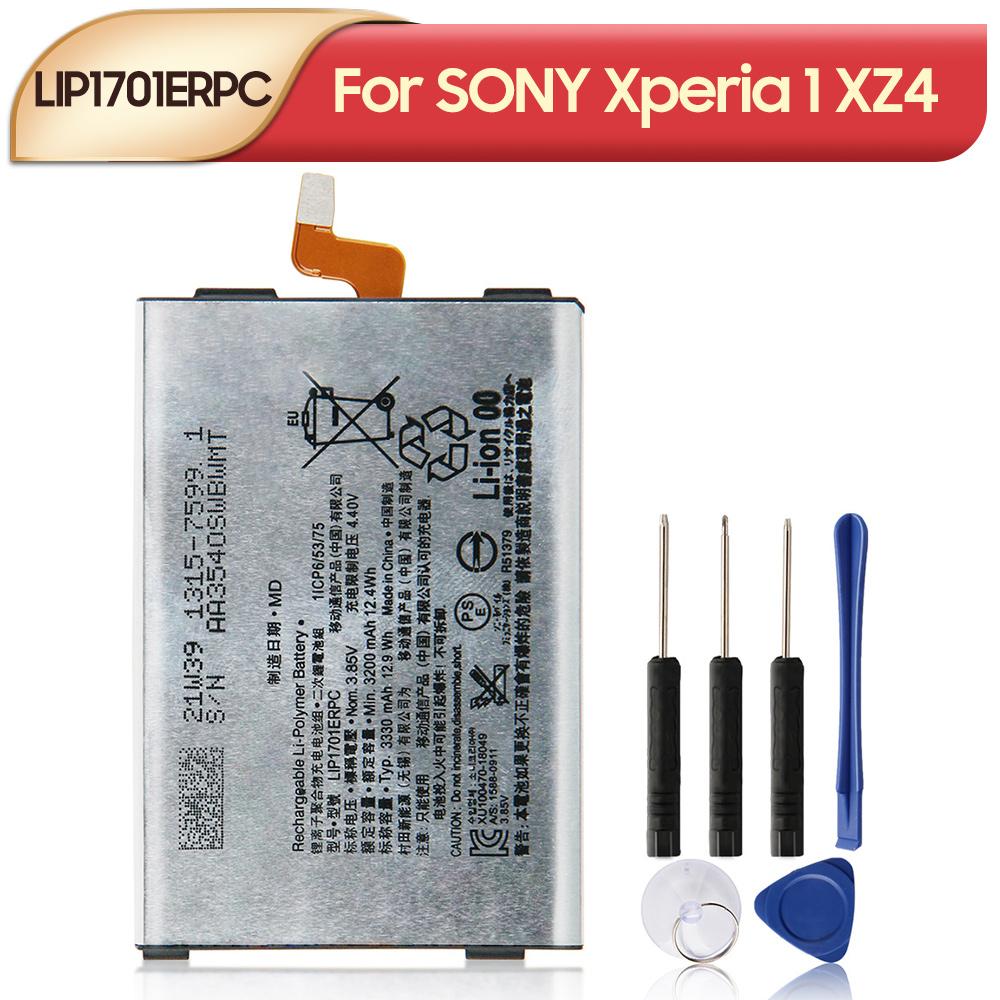 Rechargeable Lithium Battery For Sony Xperia 1 XZ4 J8110 J8170 J9110 J9150 LIP1701ERPC Phone Battery 3330mAh