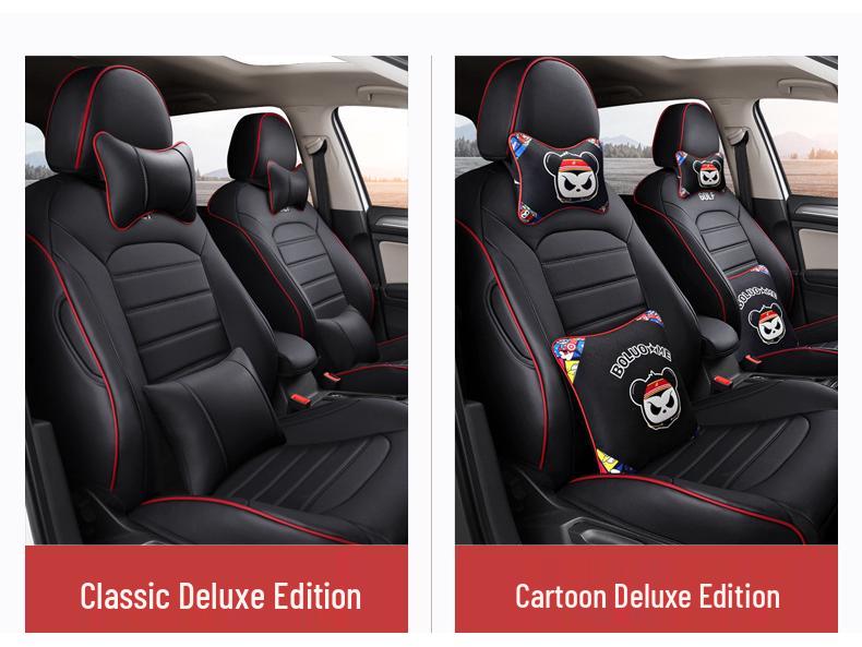 Volkswagen Golf All-Season Leather Car Seat Cover, Wear-Resistant & Universal Fit