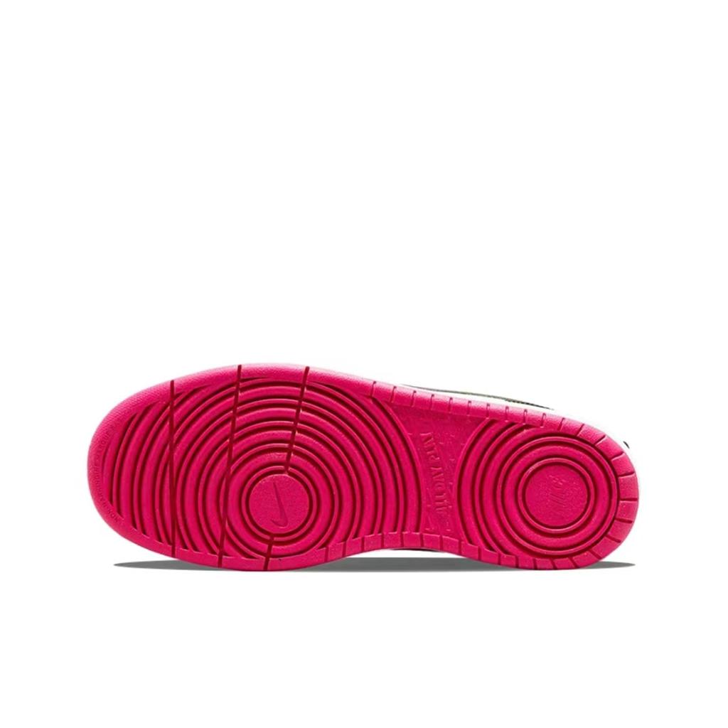 Nike Court Borough GS Black Berry Pink Lightweight Low top Skateboard Shoes Women's DJ0040-100(Team1713-)