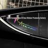 Tesla Model 3/Y/X/S Bumper & Window Seven-Color Decorative Stickers
