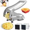 Multifunction Manual Cutter French Fries Slicer Stainless Steel Meat Chopper Perfect for Potato, Cucumber, Fruits Cutting