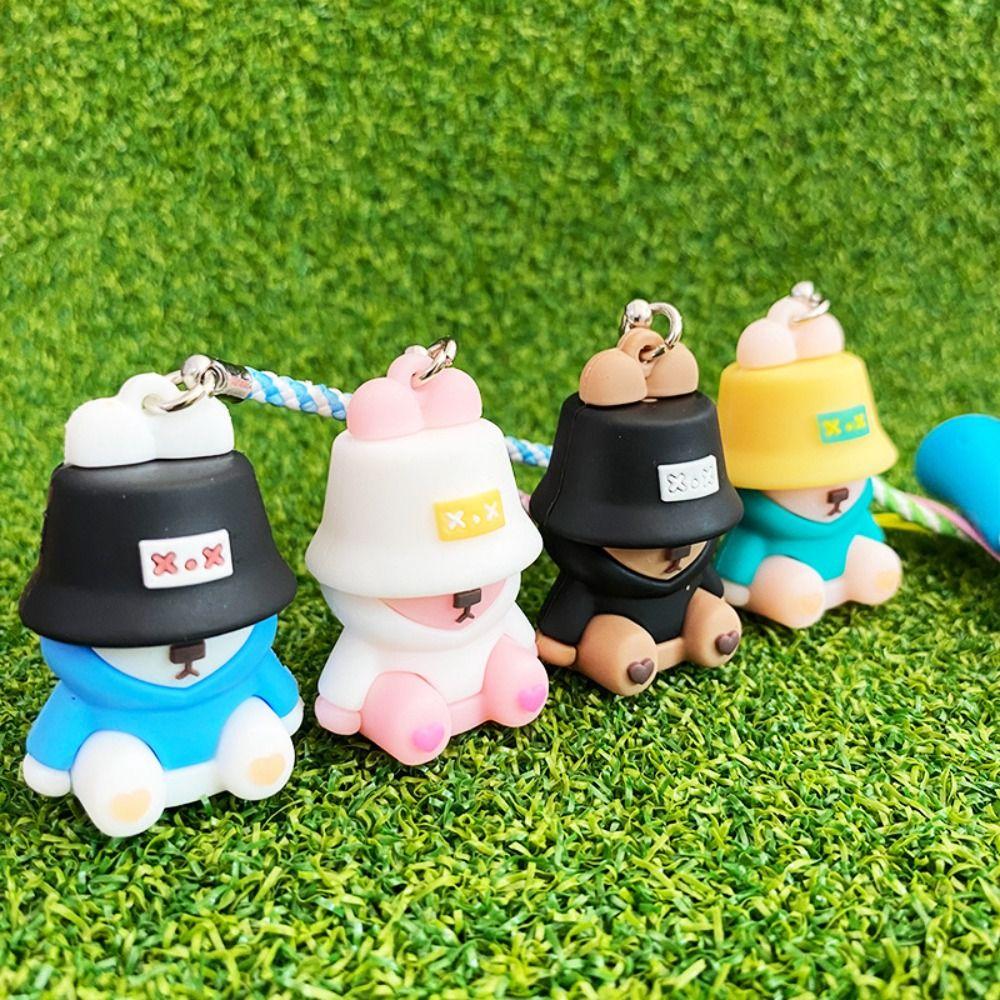 Plastic Fisherman's Bear Golf Tee Recyclable Golf Novelty Shape Tees  Golf Practice Tools