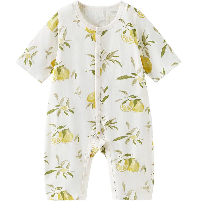 Tongtai Baby Bamboo Cotton Gauze Summer Romper 59cm