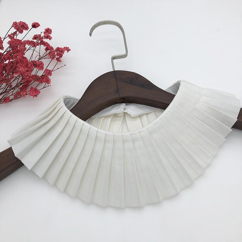 Women S Clothing Accessories Versatile Fake Collar Korean Collar White Detachable Round Neck For Blouse Women S Clothing Shirt белый