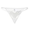 Women Floral Perspective Sexy Panties Briefs Heart G-string Thong Underwear