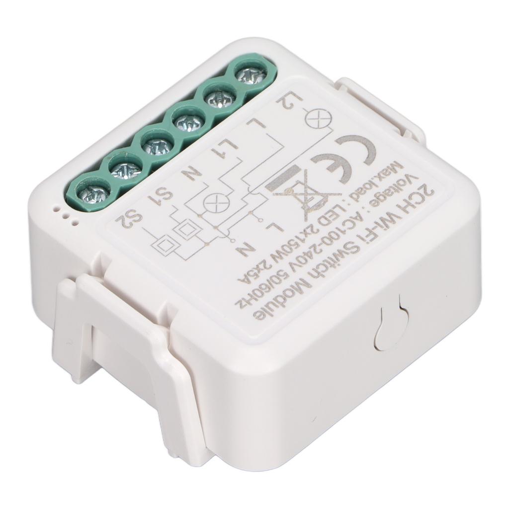 Smart-Schaltermodul WIFI Zwei-Wege Ein Aus Smart-Schaltermodul Automatisierung Sprachsteuerung WIFI
