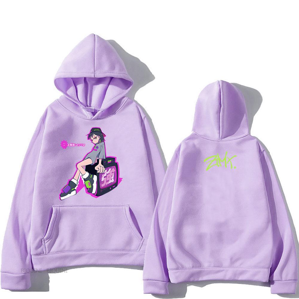 ZTMY ZUTOMAYO Japan Band Hoodies Long Sleeve Oversized Fleece Comfortable Hooded Pullovers Sweatshirts Loose Pop Fashion Print