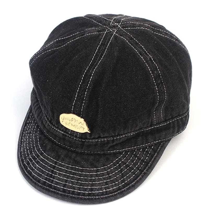 Universal Chemistry Washing Black Denim Bike Cap Bike Cap