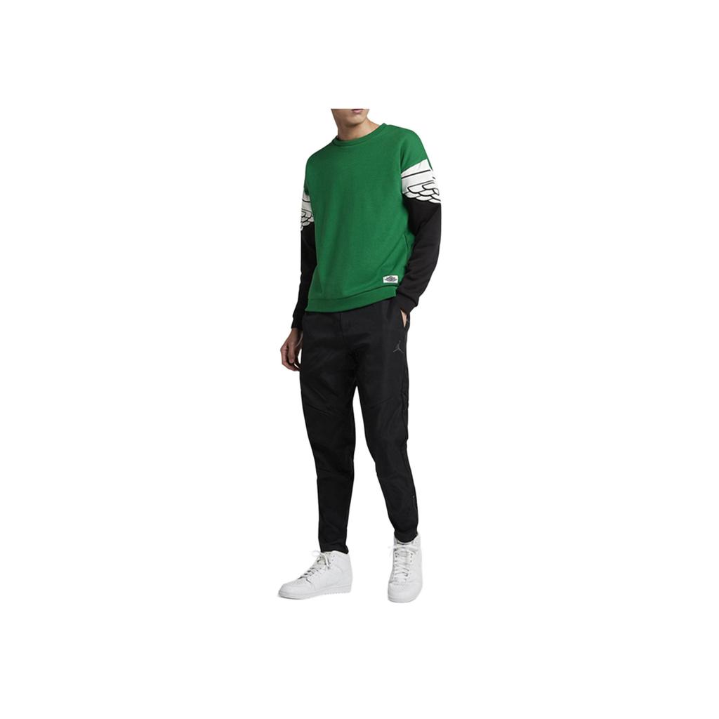 Jordan Air Jordan Arm Logo Pullover Green Black Men AO0427-302