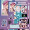 8 Blatt Anime KPop Dämonenjäger Aufkleber Saja Boys DIY Scrapbooking Handy Gepäck Wasserdichte Aufkleber Raum Dekorative Geschenke