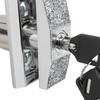 Zinc Alloy Vending Machine Lock Cylinder 38×19mm with 3 Keys Selling Machine Lock Cylinder Safe Chrome Color Lock Cylinder