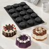 15-Cell Flower Design Chocolate Mold Food Grade Silicone 3D Simulated French Pastry Mold Flexible Reusable Mousse Cake Mould