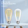 AC220V Zigbee 3.0 Vintage Style LED Filament Bulb Lamp ST64 E27 7W Pro Dual-White Bulb Light Smart Wifi APP Alexa Voice Control
