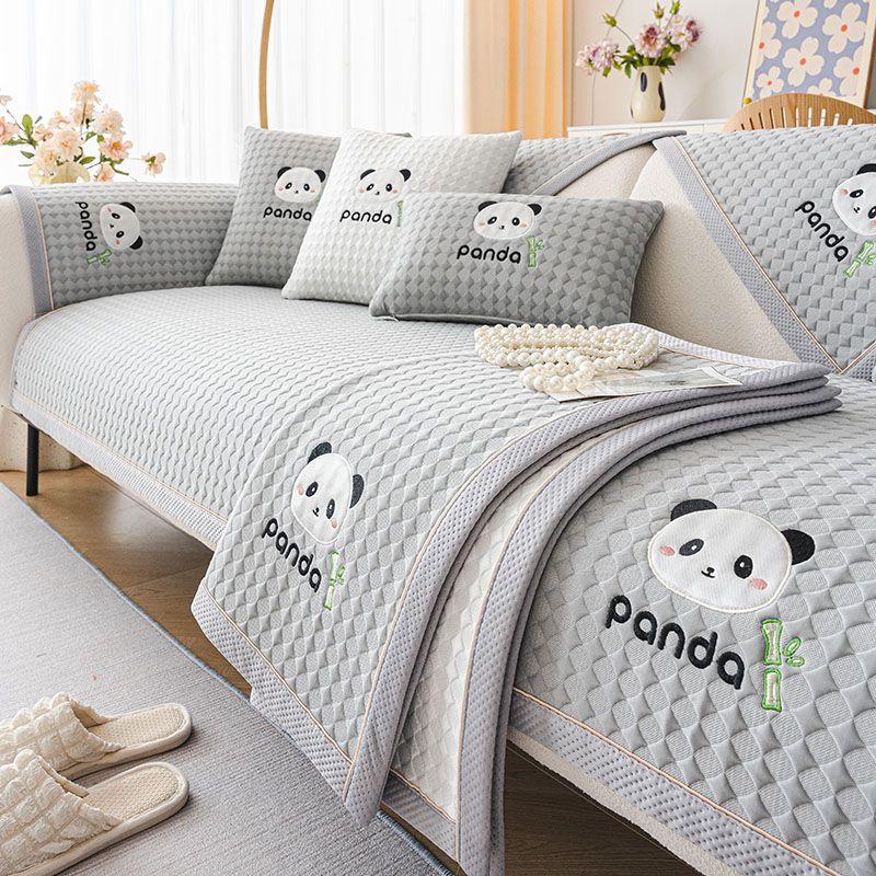 Sofa Cushion Cool In Summer Doudou Non-Slip Seat Cushion  New Modern Simple Mat Sofa Cover Cool Cushion
