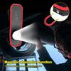 Portable LED Flashlight 60W COB Magnetic Work Light USB Rechargeable with Hanging Hook for Outdoor Working Repair Camping