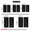 2pcs,2D Plane Printing Light Filtering Curtains Musical Notes Dance 100% Polyester (without Rod) Festive for Bedroom Living Room
