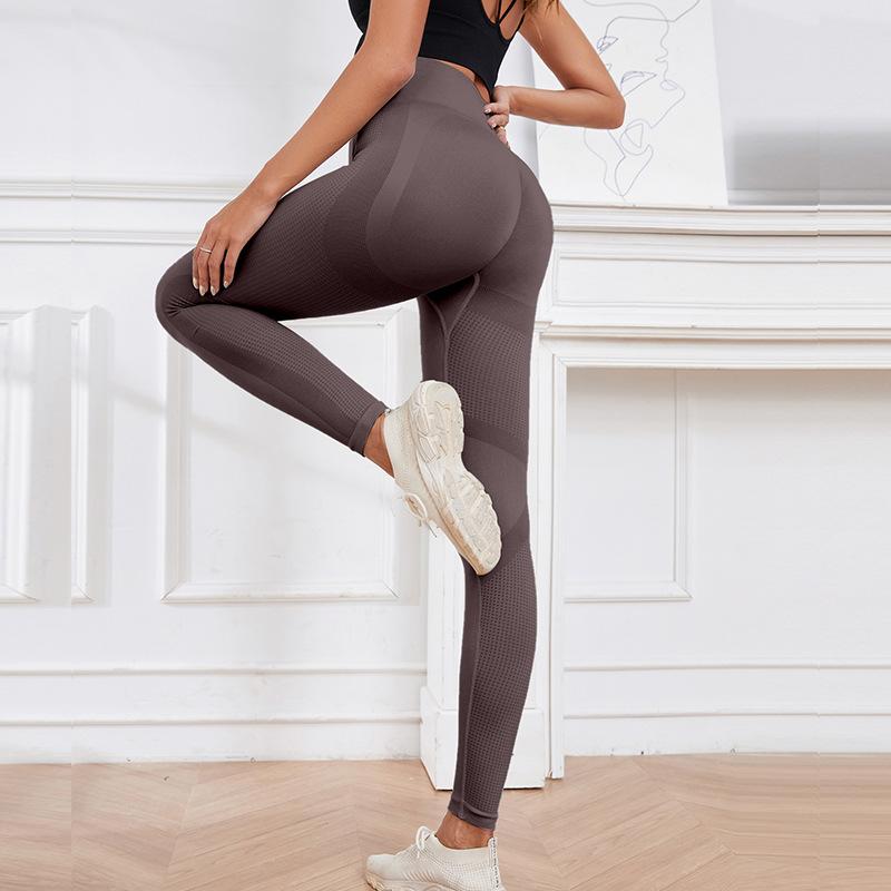 Women's High Waist Yoga Pants Peach Butt Lifting Leggings Quick Dry Running Pants Summer
