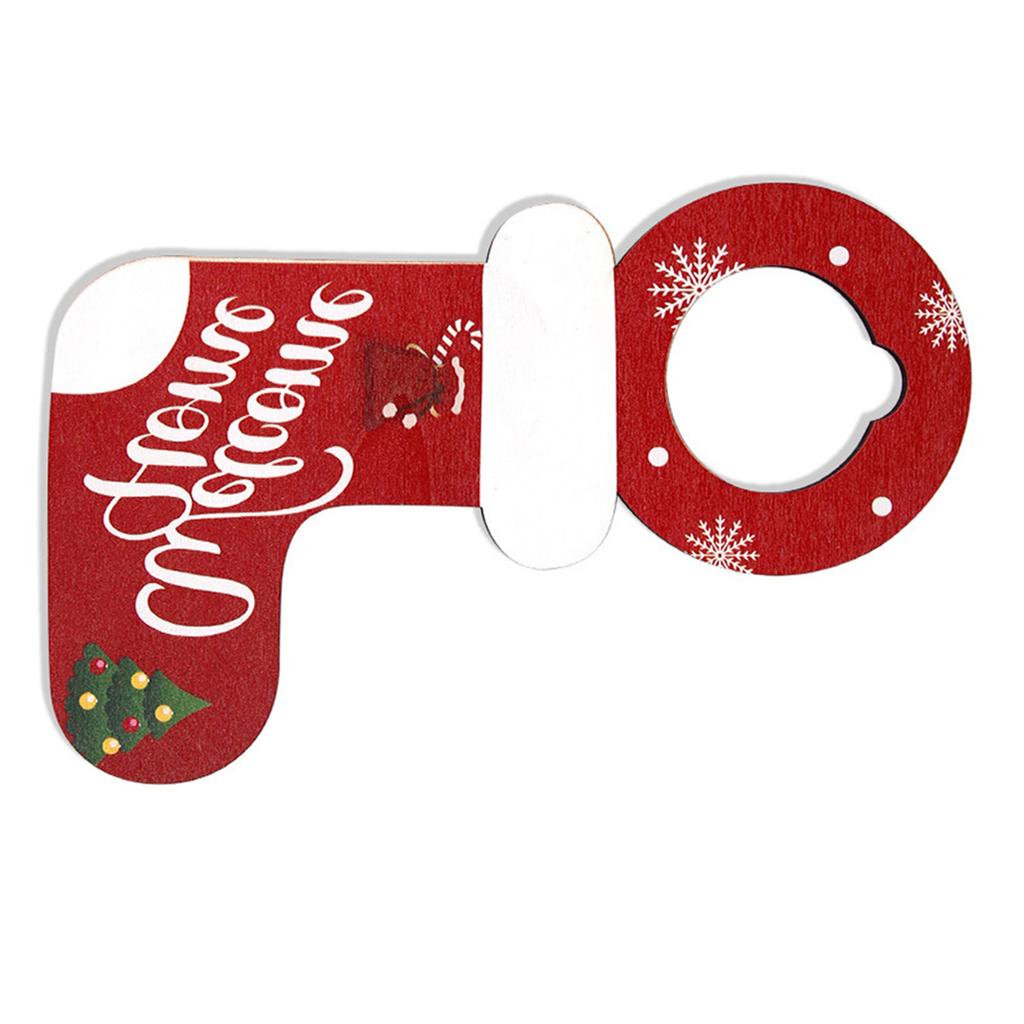 Christmas Door Wall Hanging Decoration Ornament Plaque Merry Christmas Hanging Sign Decoration Christmas Tree Pendant