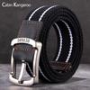 Canvas Belt Men'S Belt Casual Canvas Belt Casual Business Cowhide Pin Buckle Men'S Canvas Belt