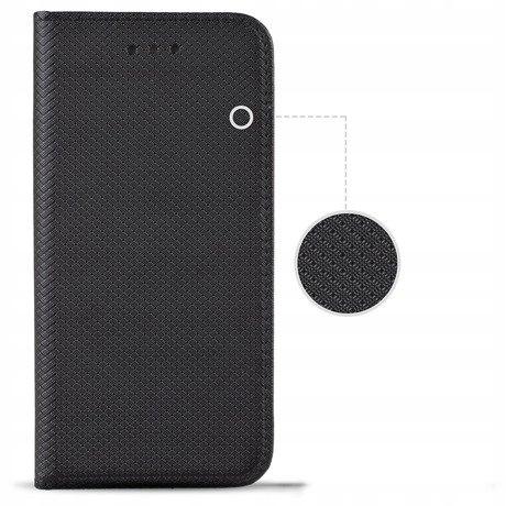 Case for SAMSUNG GALAXY J5 J500 CLOSED SMART MAGNET CASE BLACK + GLASS