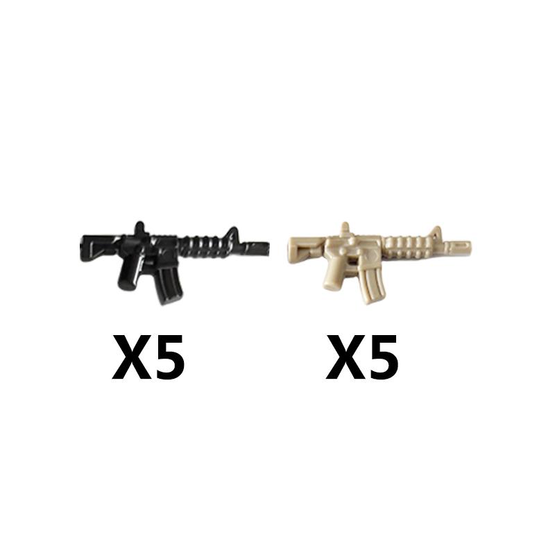 Vojáci Figurky Zbraně Stavebnice Pistole Poposha MP40 Puška AK74 Raketomet Kulka Plamenomet Hračky Dárek T051