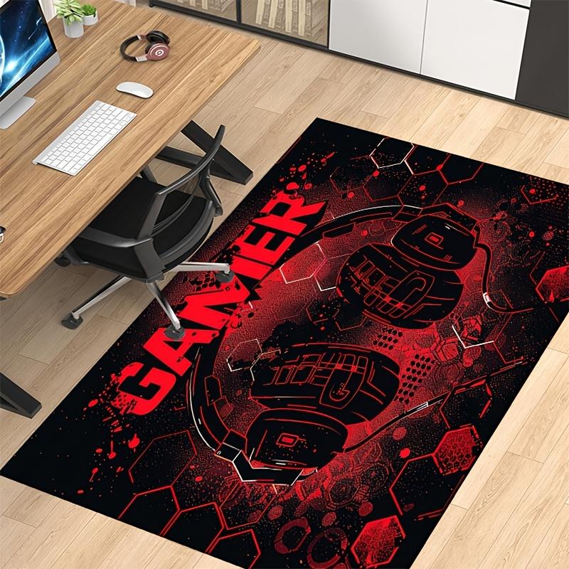 Gamer Hoofdtelefoon Kantoor Mat, Kristal Fluweel Tapijt, Antislip Duurzaam, Binnen Buiten Woonkamer Decoratie, Stijlvol Vloerkleed