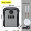 Wall-Mounted Password Key Storage Box
