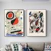 Berühmte Joan Miro Surrealismus Kunstwerke Poster Abstrakte Leinwandmalerei Retro Wandkunst Für Modernes Wohnzimmer Heimdekoration