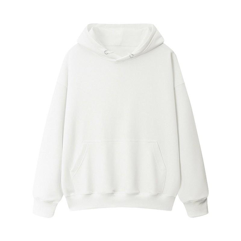 2026 Fall Winter Solid Color Hooded Sweatshirt Oversized Loose Fit Long Sleeve Pullover Women Streetwear Casual