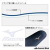 Mizuno Work Insole Antibacterial and Navy F1GU2200, Deodorizing, (Sizes 26.5-27.5 cm)