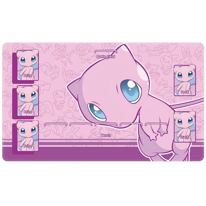 Diy Ptcg Gengar Mew Card Battle Mat Ptcg Snorlax Lucario Single Player Board Game Card Battle Table Mat Toys